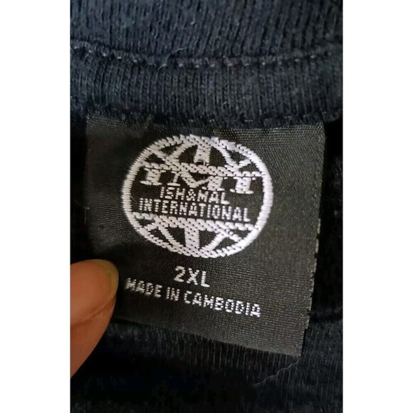 Japanese Oni Cartoon T-Shirt Men's Size 3XL Black Vintage - Picture 3 of 6